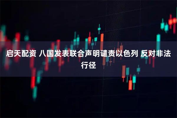 启天配资 八国发表联合声明谴责以色列 反对非法行径